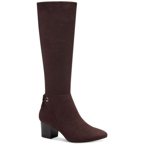 Charter Club Women's Jaccque Tall Stretch Boots - Chocolate 6M - Picture 7 of 8